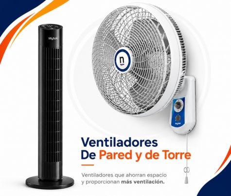 Ventilador de pared y de Torre