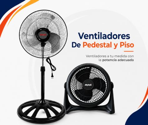 Ventilador de pedestal y de piso
